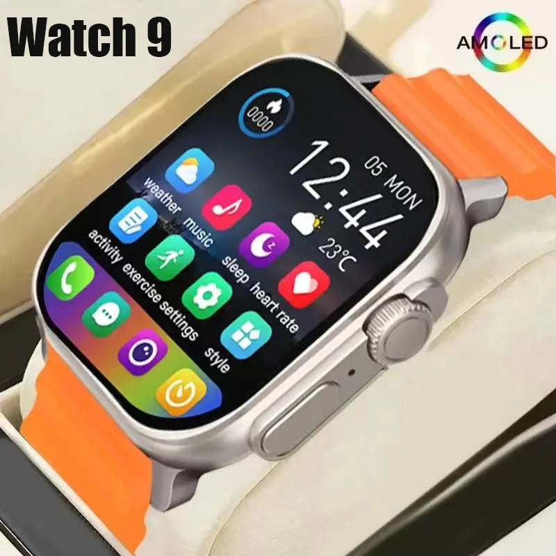 Nuevo reloj 10 Ultra inteligente 49mm 2024 nuevo NFC hombres mujeres GPS pista Bluetooth llamada BT juegos de música carga inalámbrica Smartwatch